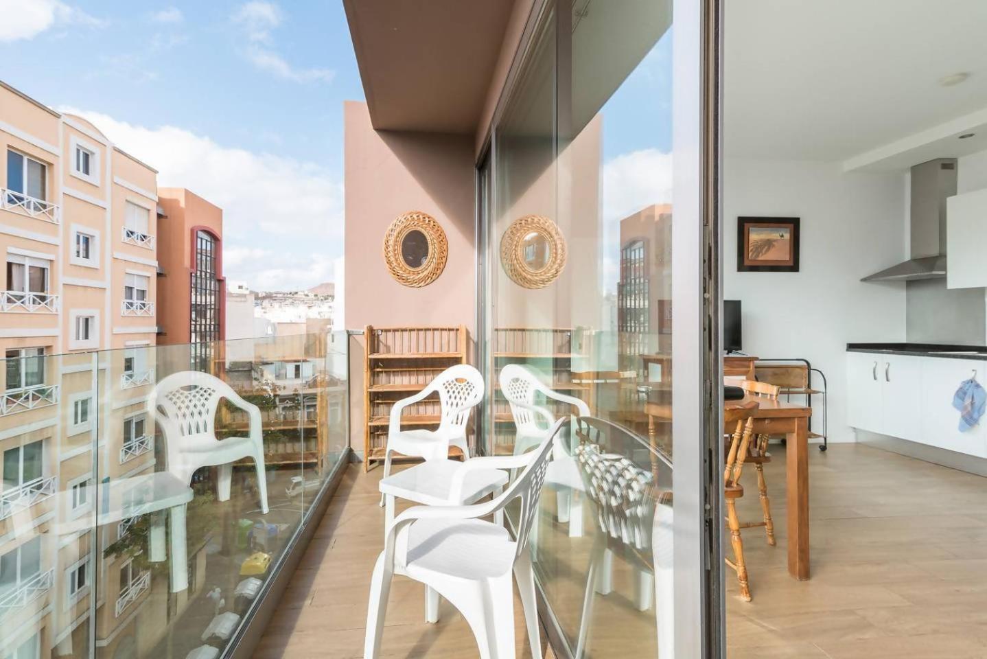 Loft Moderno Con Balcon Al Lado De Las Canteras Лас-Пальмас-де-Гран-Канарія Екстер'єр фото